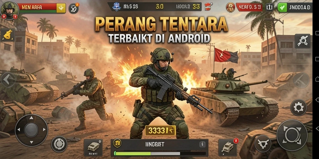 Gameplay seru dalam pertempuran FPS di 333I.