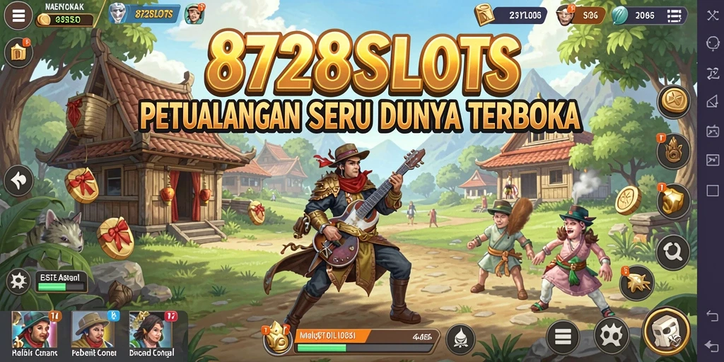 Screenshot menampilkan gameplay seru dalam dunia terbuka 8728SLOTS.