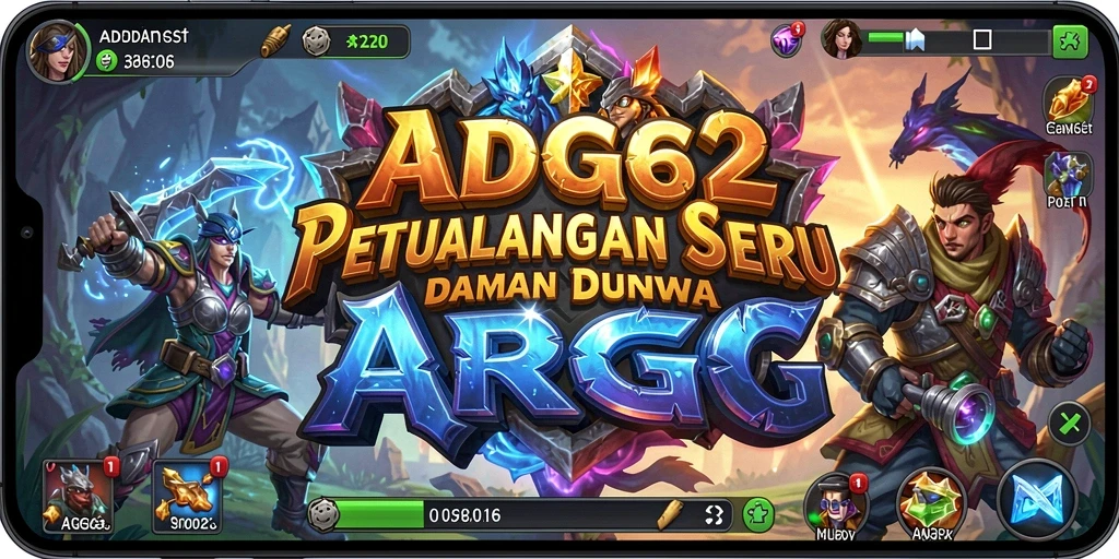 Tampilan gameplay epik dari ADG62 dengan pertarungan yang dinamis.