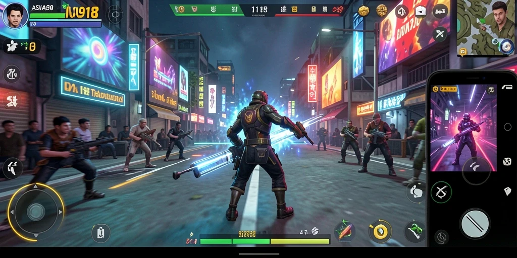 Screenshot gameplay ASIA918 dengan tampilan grafis realistis.