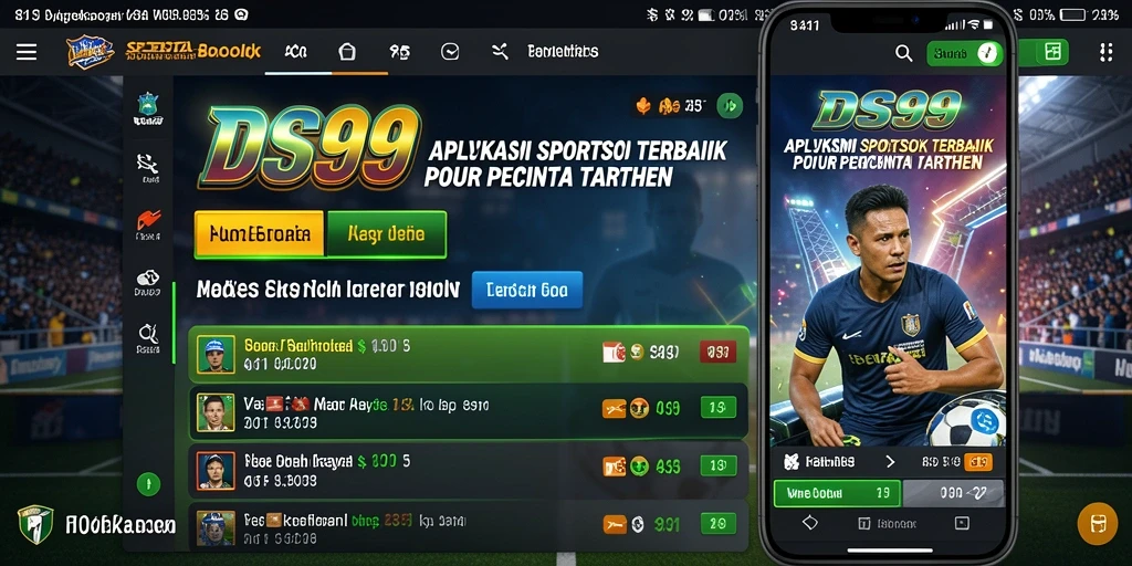Tampilan utama game Sportsbook dengan berbagai opsi taruhan.