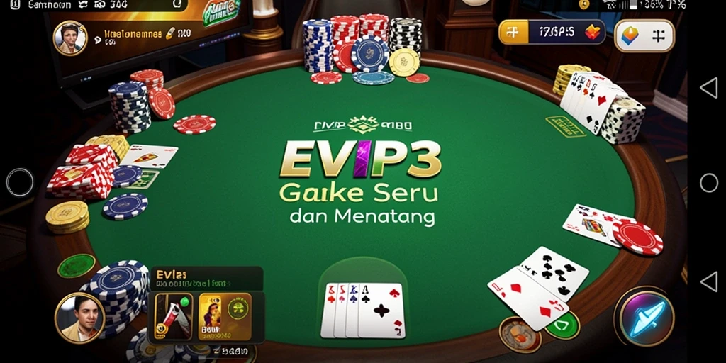 Tampilan menarik dari gameplay EVIP3 yang memikat