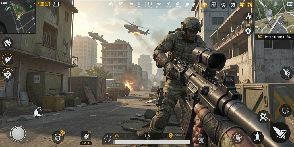 Screenshot dari gameplay FO8 yang intens dan penuh aksi.