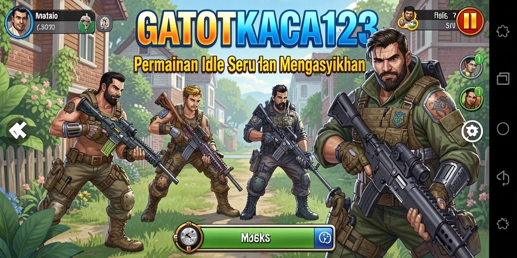 Tampilan gameplay GATOTKACA123 yang mengasyikkan dan penuh warna.