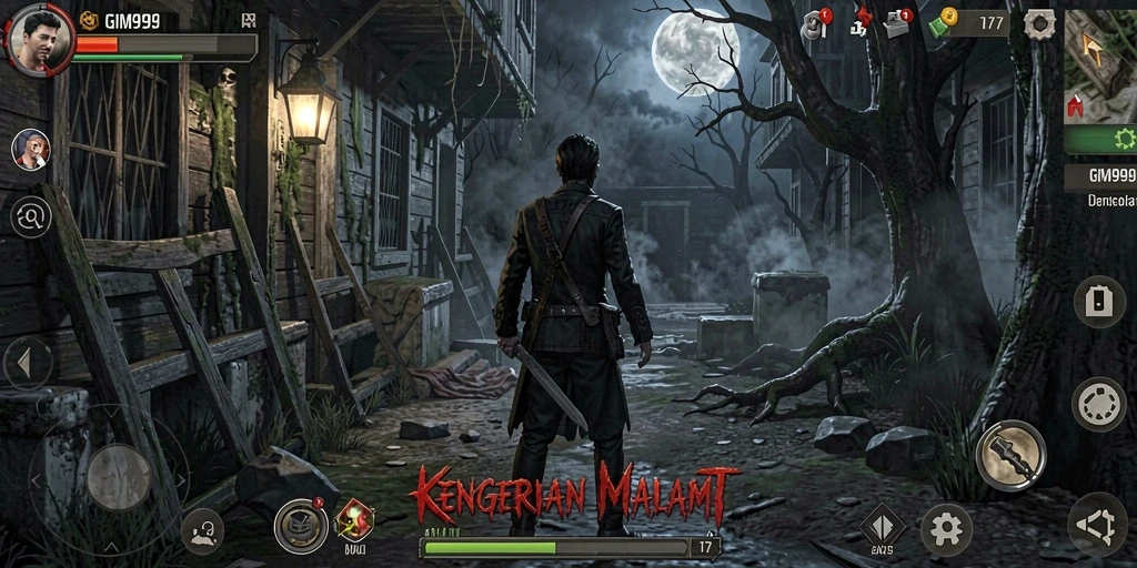 Gameplay GIM999 yang penuh ketegangan dan kengerian nyata.