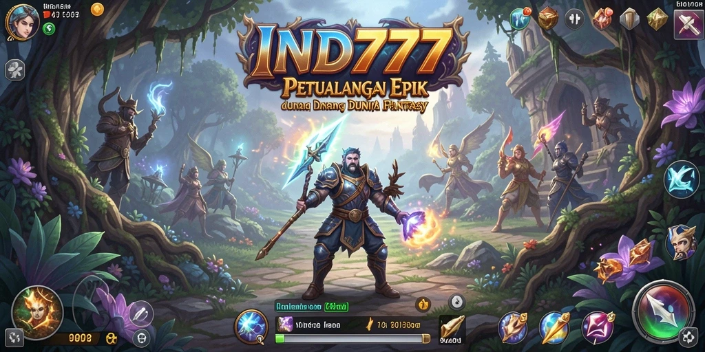 Tampilan gameplay IND777 yang menakjubkan dan petualangan seru.