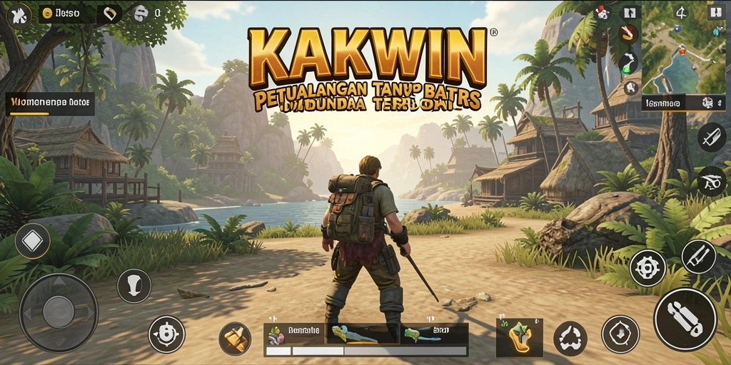 Tampilan gameplay KAKWIN yang menarik dan penuh petualangan.