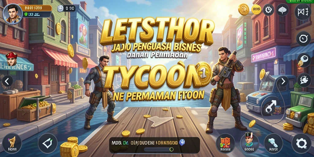 Gameplay seru LETSTHOR yang mengajak Anda menjadi penguasa bisnis.