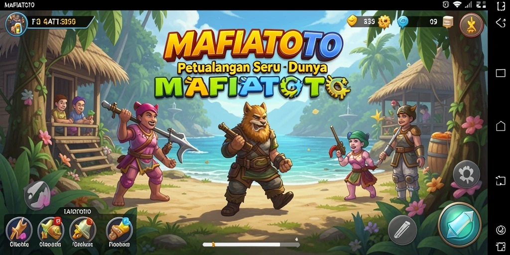 Tampilan menarik dari gameplay petualangan di MAFIATOTO.