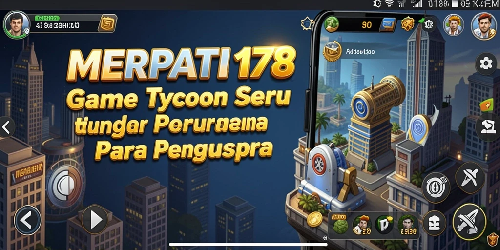 Tampilan screenshot MERPATI178 menampilkan gameplay bisnis yang seru.