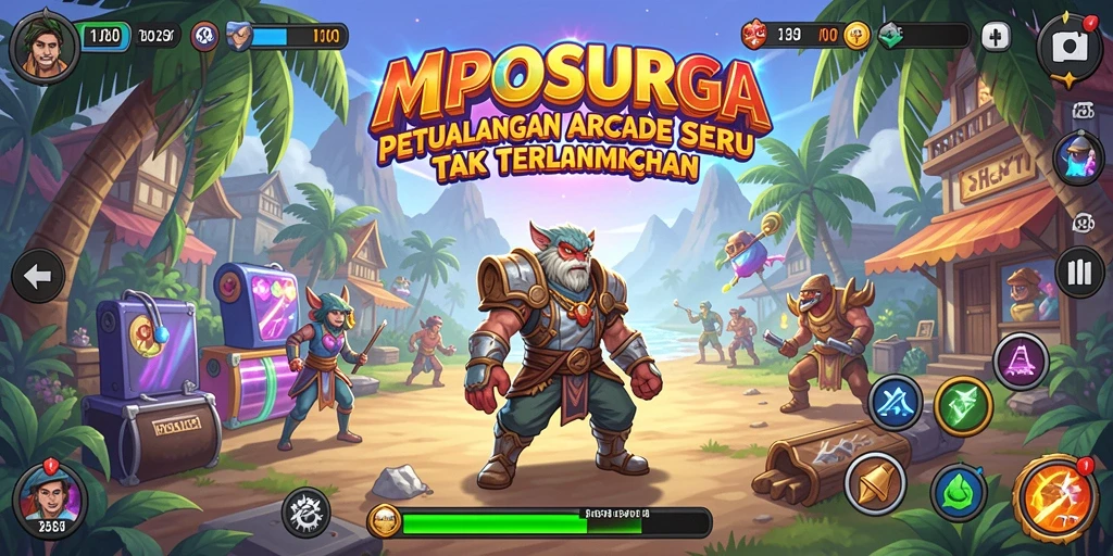 Tampilan gameplay seru dari MPOSURGA dengan aksi menegangkan.