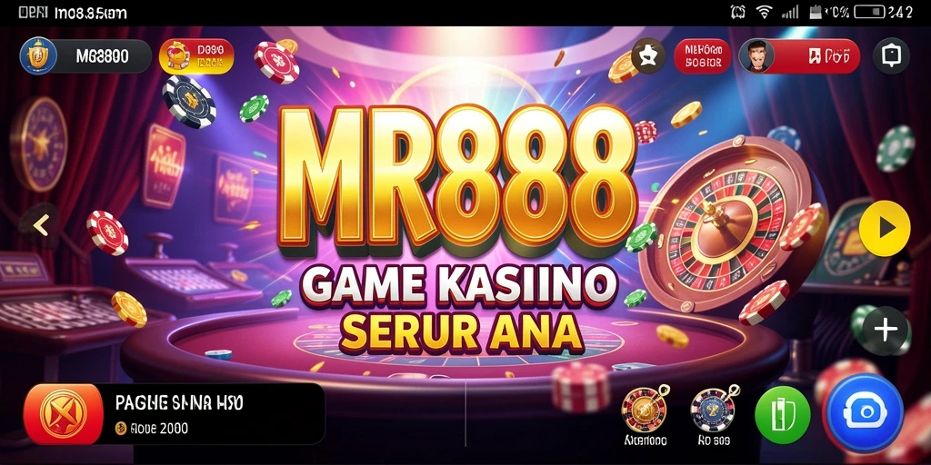 Tampilan gameplay yang seru dari MR888 dengan kasino virtual.