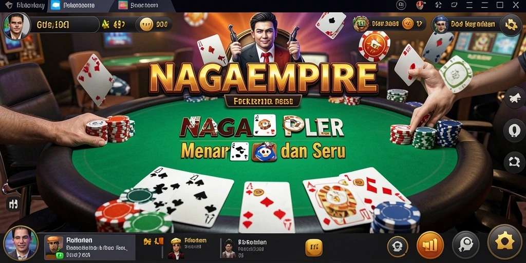 Gameplay menarik dari NAGAEMPIRE saat bermain Poker.