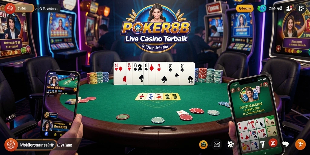 Screenshot POKER88 menampilkan suasana permainan live yang seru.