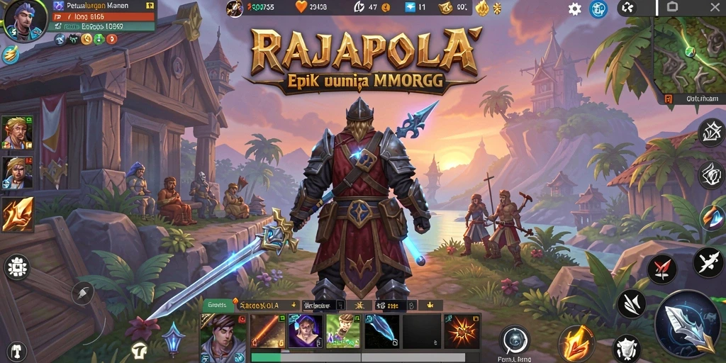 Screenshot menampilkan petualangan seru di dunia RAJAPOLA.