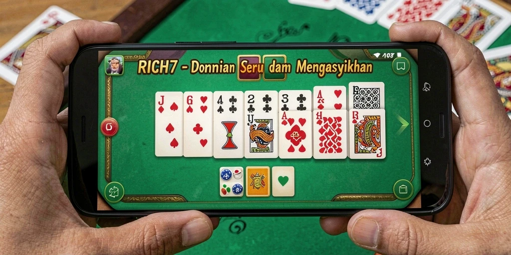 Tampilan gameplay RICH7 yang seru dan interaktif.