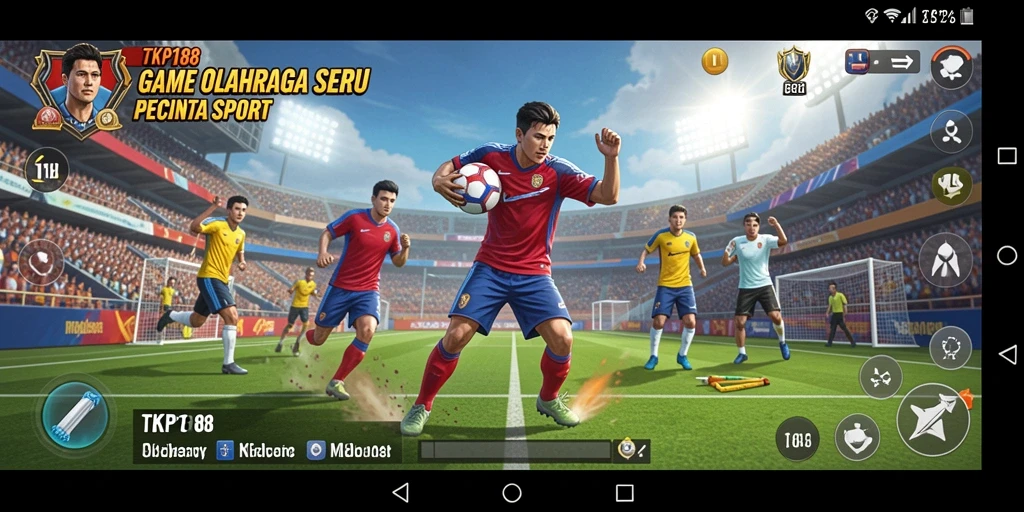 Tampilan gameplay seru di TKP188 dengan aksi olahraga yang menegangkan.
